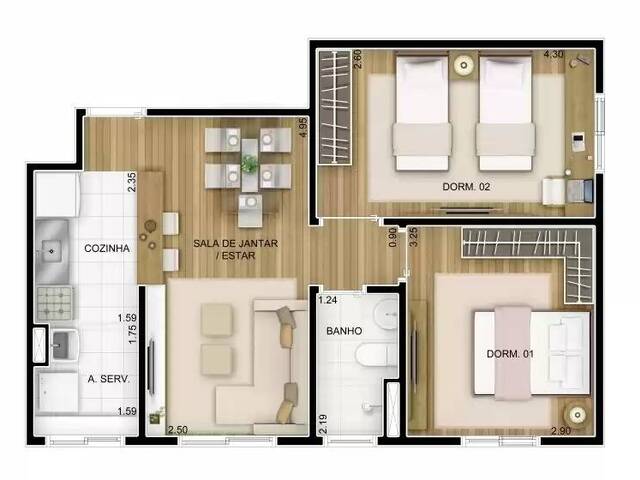 #37 - Apartamento para Venda em Barueri - SP - 3